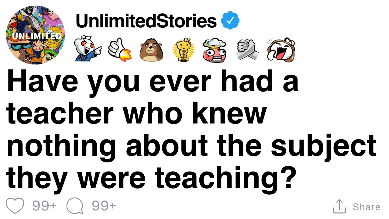 У вас когда-нибудь был учитель, который ничего не знал о предмете, который преподавал? [ПОЛНАЯ ИС...