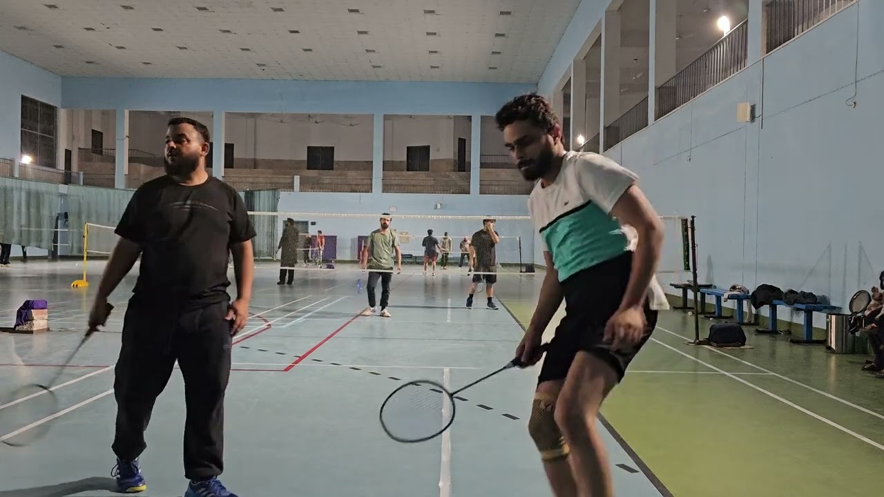 Faizan & Abdul Vs. Afzal & Hunain Badminton Doubles Match 3/3