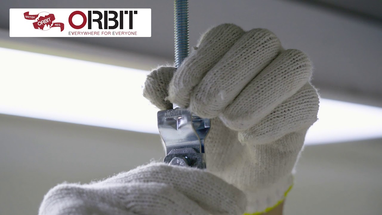 process of installation of Orbit pipe hanger