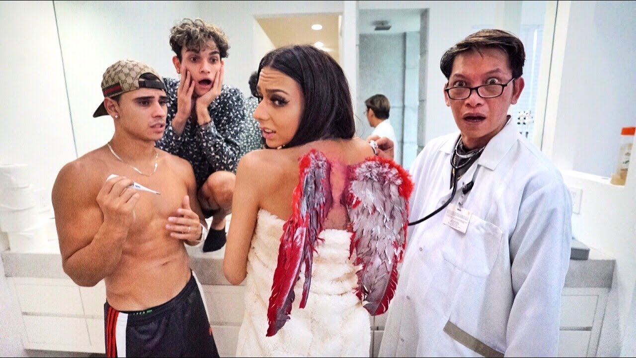 HIS WIFE IS GROWING WINGS!