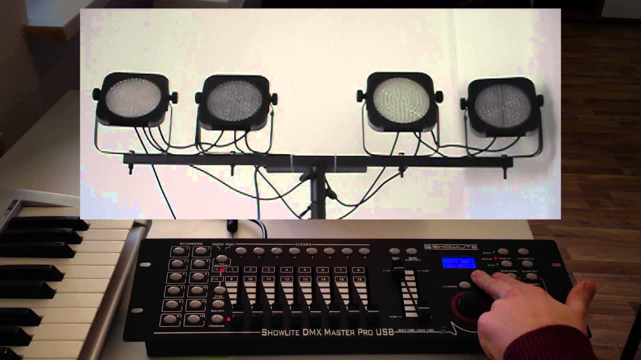 DMX Einsteiger Tutorial - Teil 2 - Programmierung von Szenen [Deutsch / German]