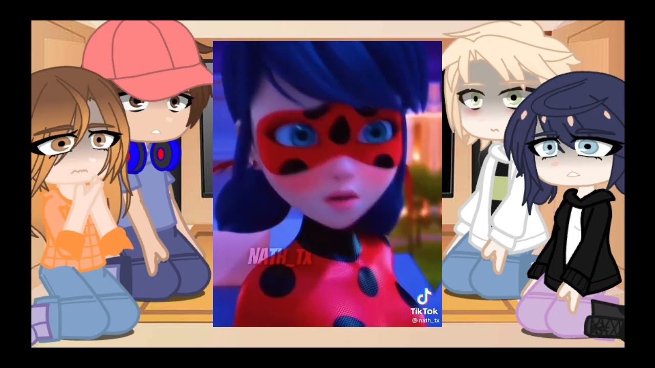 ❤︎  Реакция персонажей Леди Баг из 1 сезона на тик ток |СТЕКЛО| 1 часть ❤︎