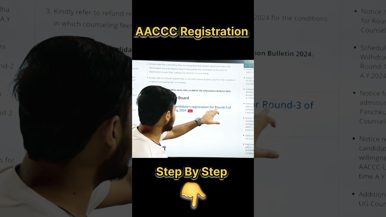 Ayush counselling Registration | Step by Step | 