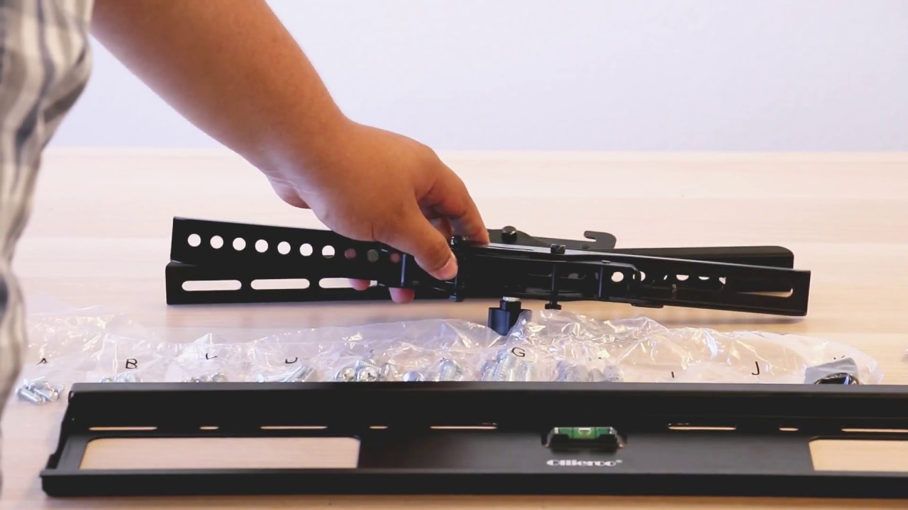 Ollieroo Tilting Adjustable TV Wall Mount for 27-70 Inch TVs Max VESA 600X400mm with Level Indicator