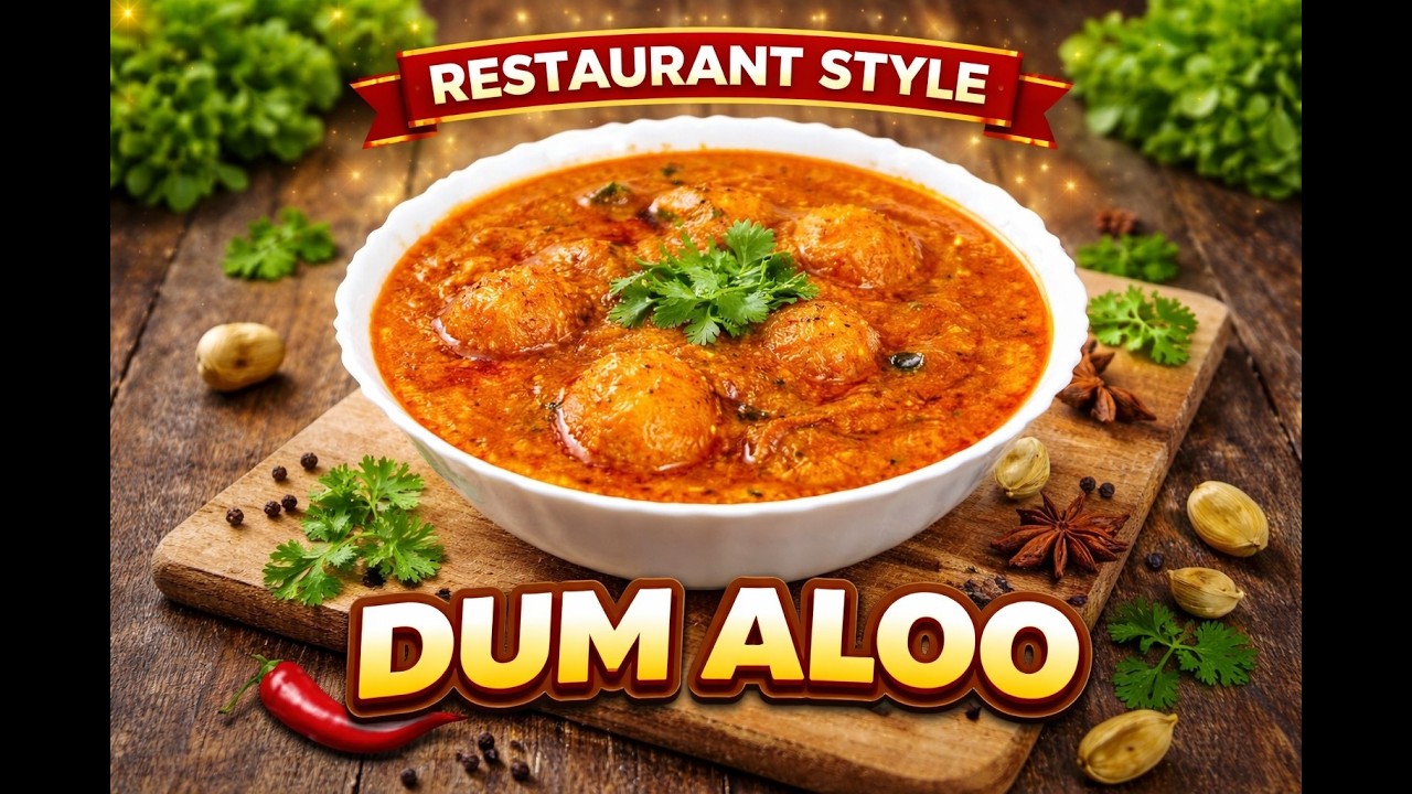 Aisa Dum Aloo Kabhi Nahi Khaya Hoga 😍| Restaurant Style Dum Aloo👨‍🍳😍