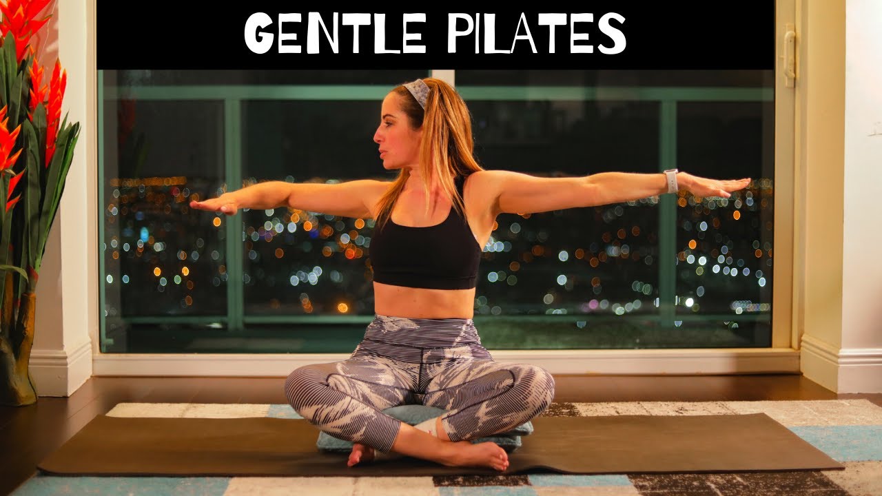 GENTLE PILATES - BEGINNERS WORKOUT (No Equipment)