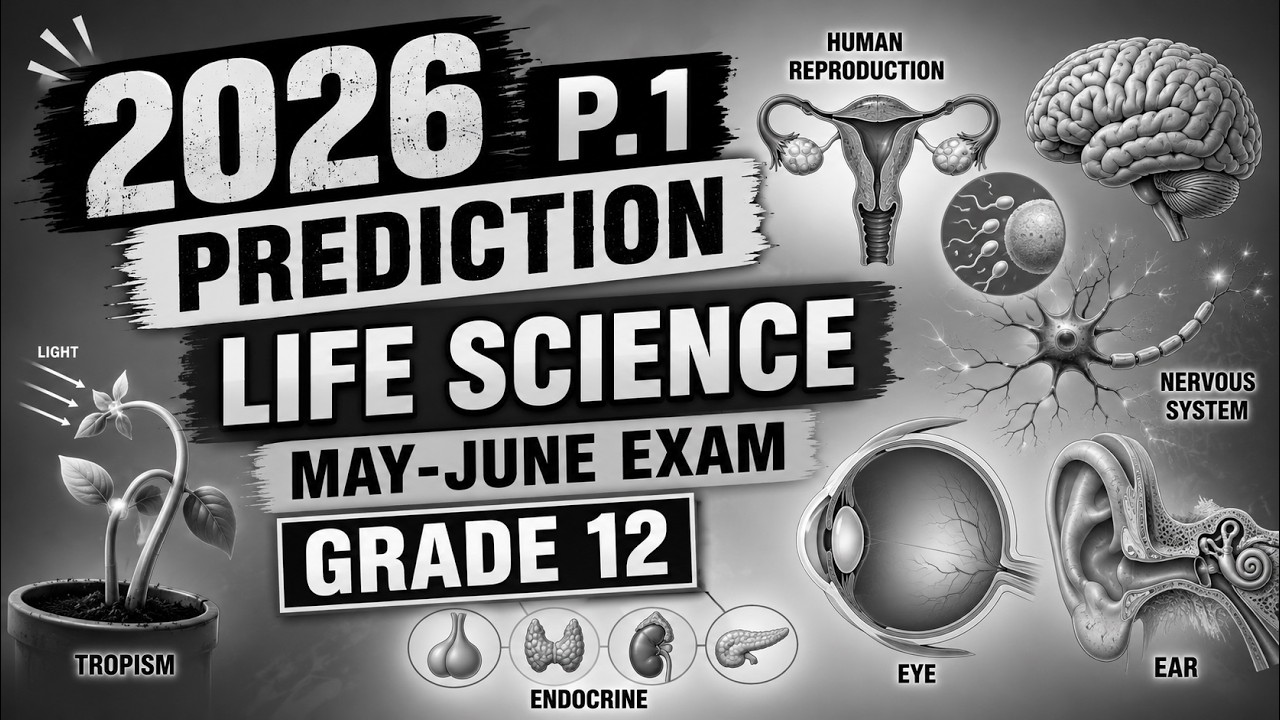 2026 LIFE SCIENCES PAPER 1, PREDICTION GRADE 12MAY JUNE EXAMS [THUNDEREDUC] GRADE 12 LIFE SCIENCES