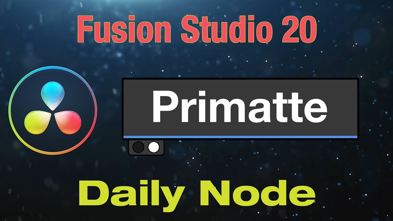 Fusion Studio 20 Primatte Node