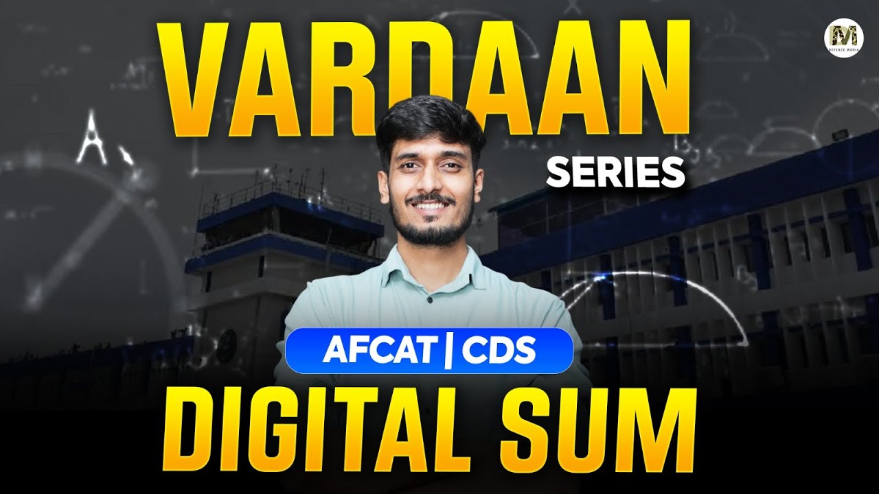 Digital Sum | AFCAT & CDS Maths from Basics | Vardhan Series Ep 13