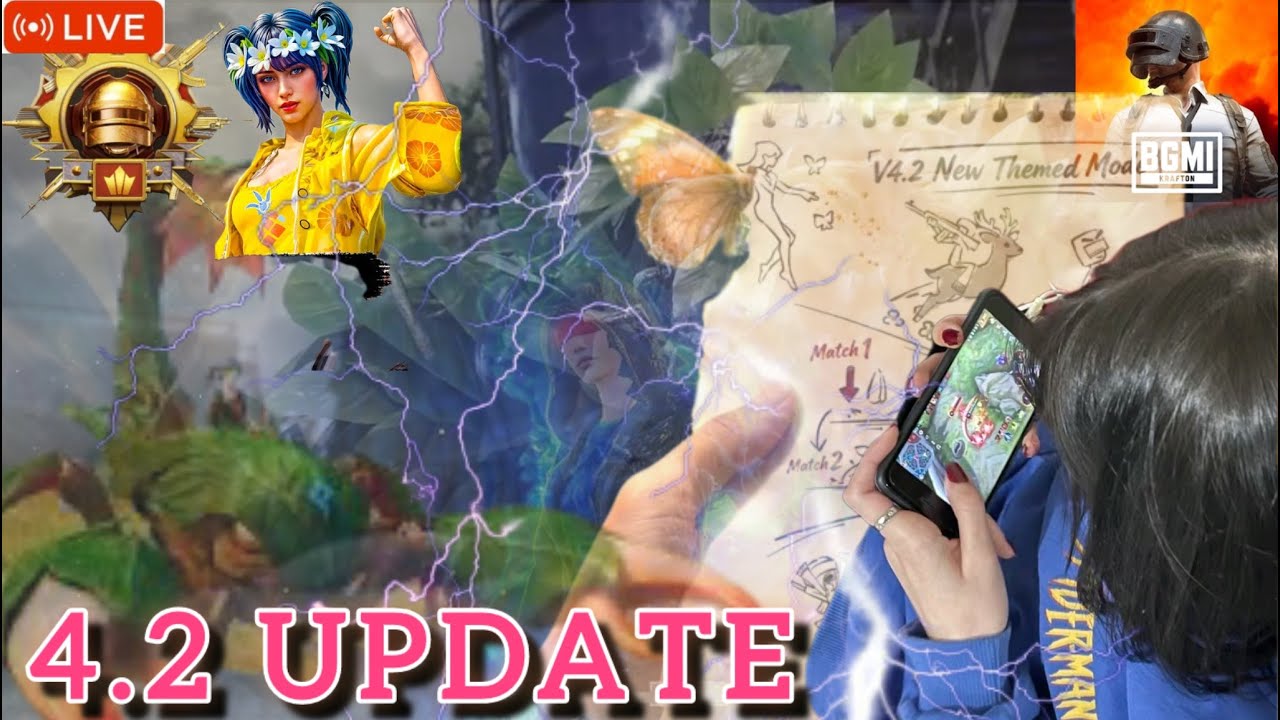 4.2 UPDATE || BGMI GIRL GAMER LIVE #bgmilive #girlgamer #bgmi