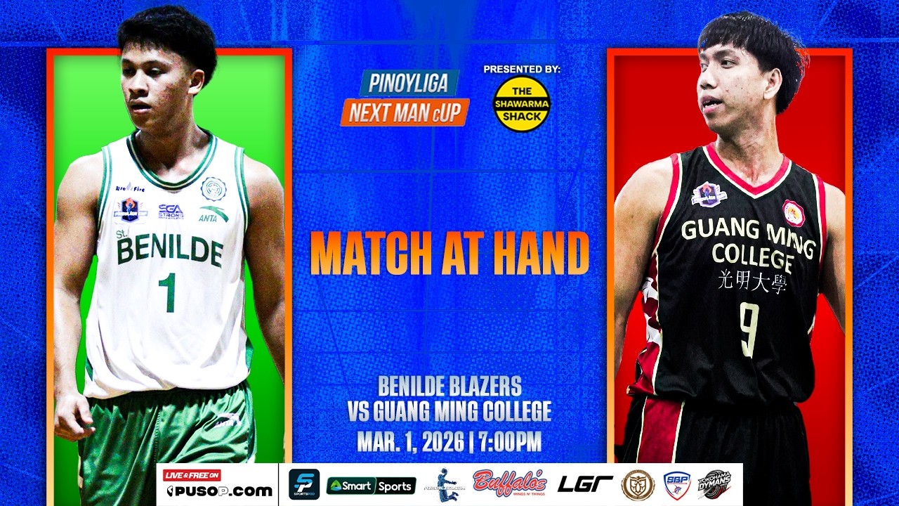 PINOYLIGA NEXTMAN CUP S4 | BENILDE BLAZERS VS GMC FLYING DRAGONS