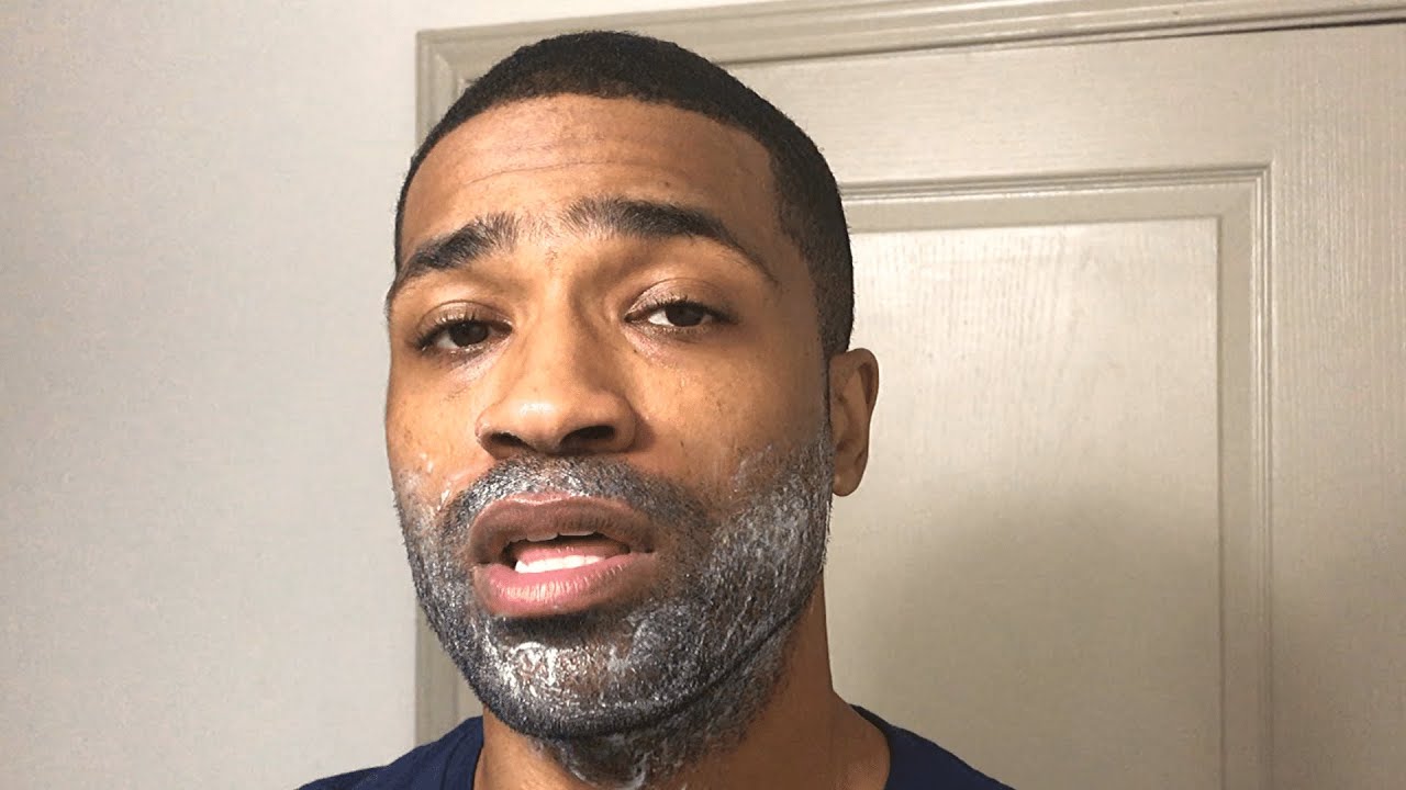 Beard Scrub Routine (with beard wash) | Week 1 Black Men's Beard