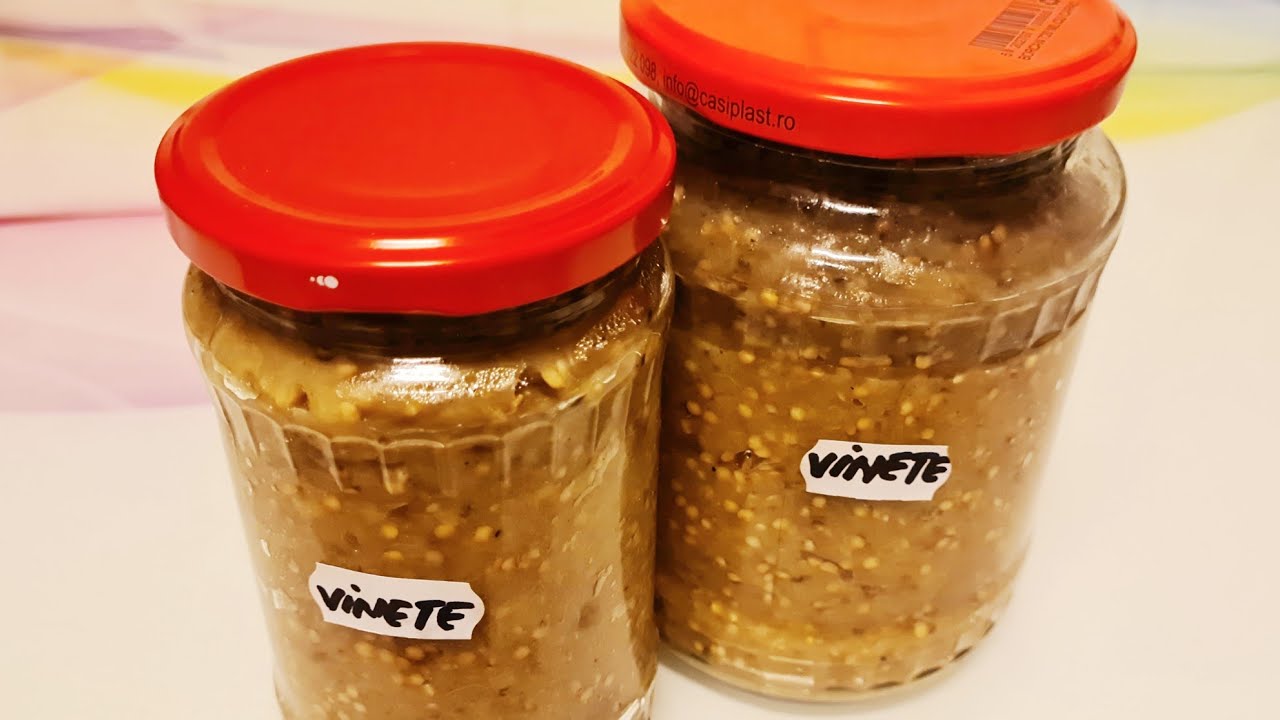 Vinete coapte la borcan - fara risc de fermentație / Dublă sterilizare - garanție sigură