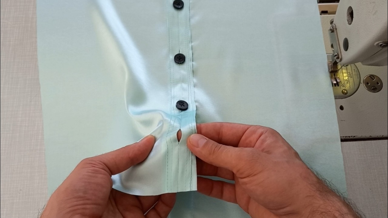 With this technique, you will not need an expensive buttonhole sewing machine.