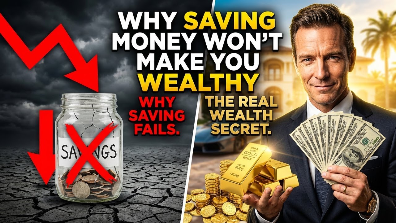 Why Saving Money Won’t Make You Wealthy (The Truth They Never Teach You)