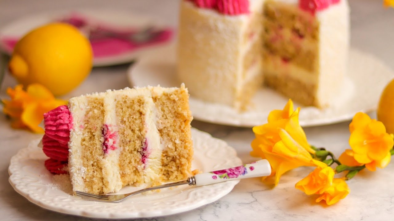 Lemon Berry Mascarpone Cake | Easy Layer Cake