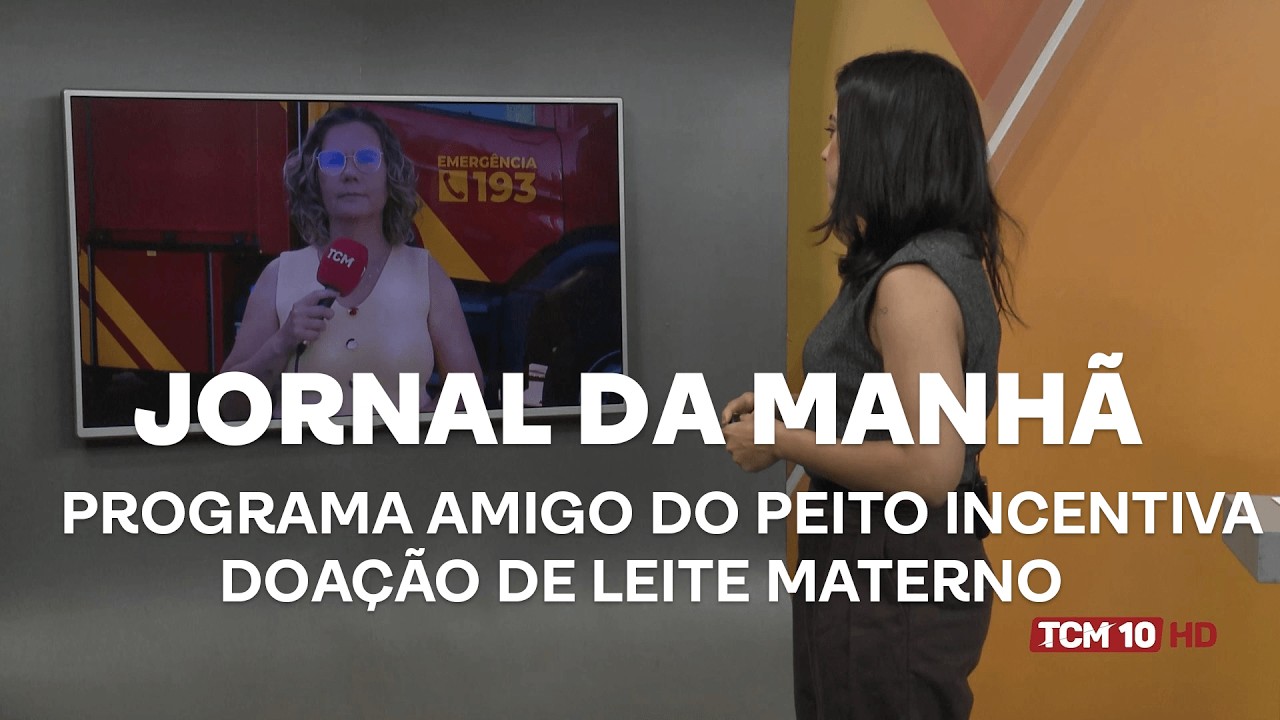 Jornal da Manhã - Programa Amigo do Peito incentiva doação de leite materno