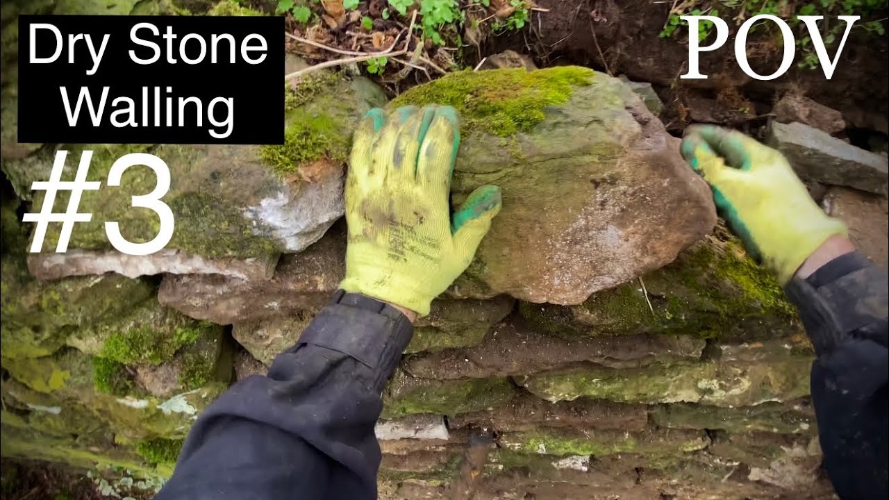 Dry Stone Walling - Retaining Wall Repair #3