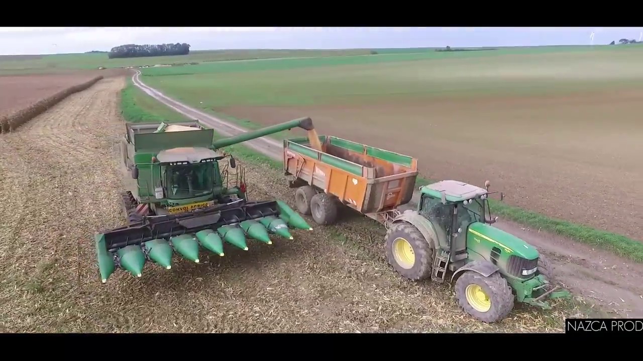 john deere w660 battage de mais