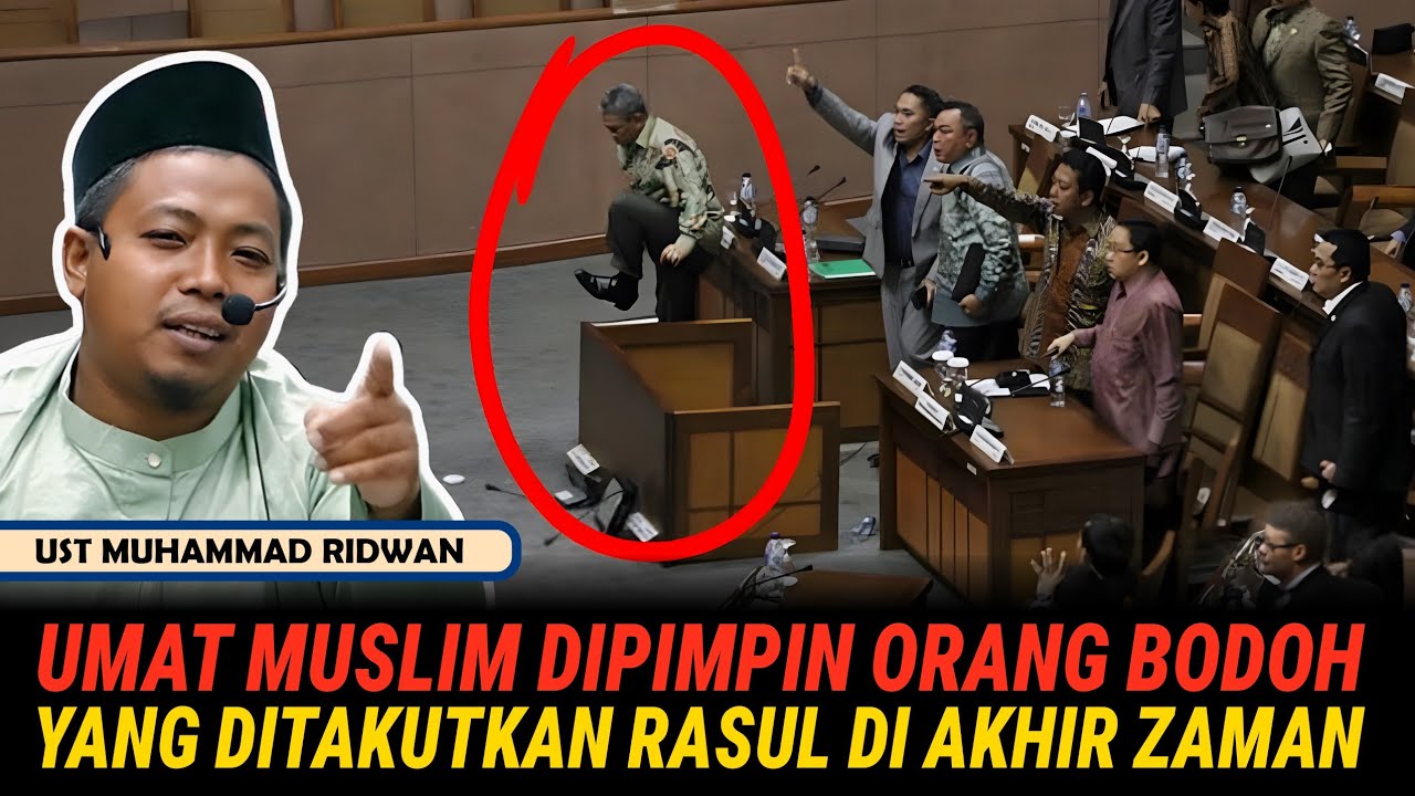 UMAT ISLAM DIPIMPIN ORANG BODOH YANG DITAKUTKAN RASUL DI AKHIR ZAMAN - UST MUHAMMAD RIDWAN