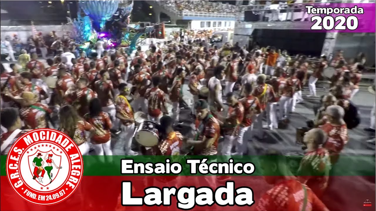 Mocidade Alegre 2020 -  Largada - Bateria no ensaio técnico - #ETSP2020