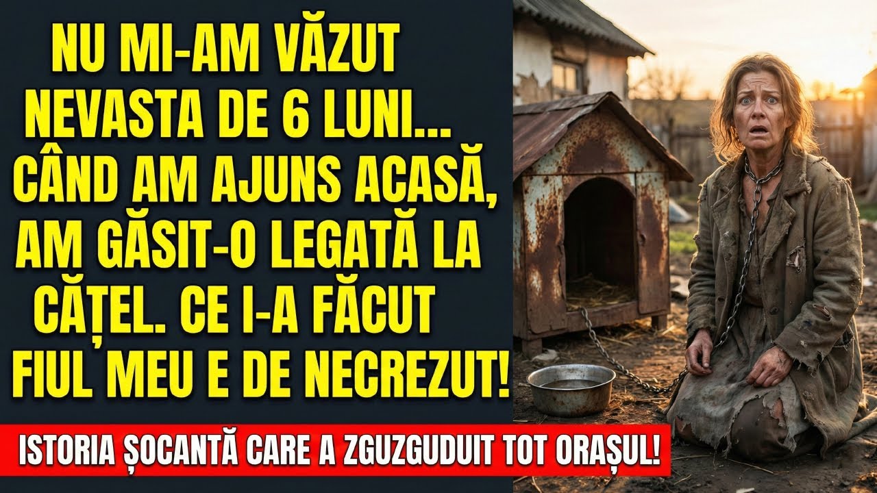 Întorcându-mă din cursă, mi-am găsit soția în cușca câinelui, iar fiul a spus. „Acolo îi e locul”...