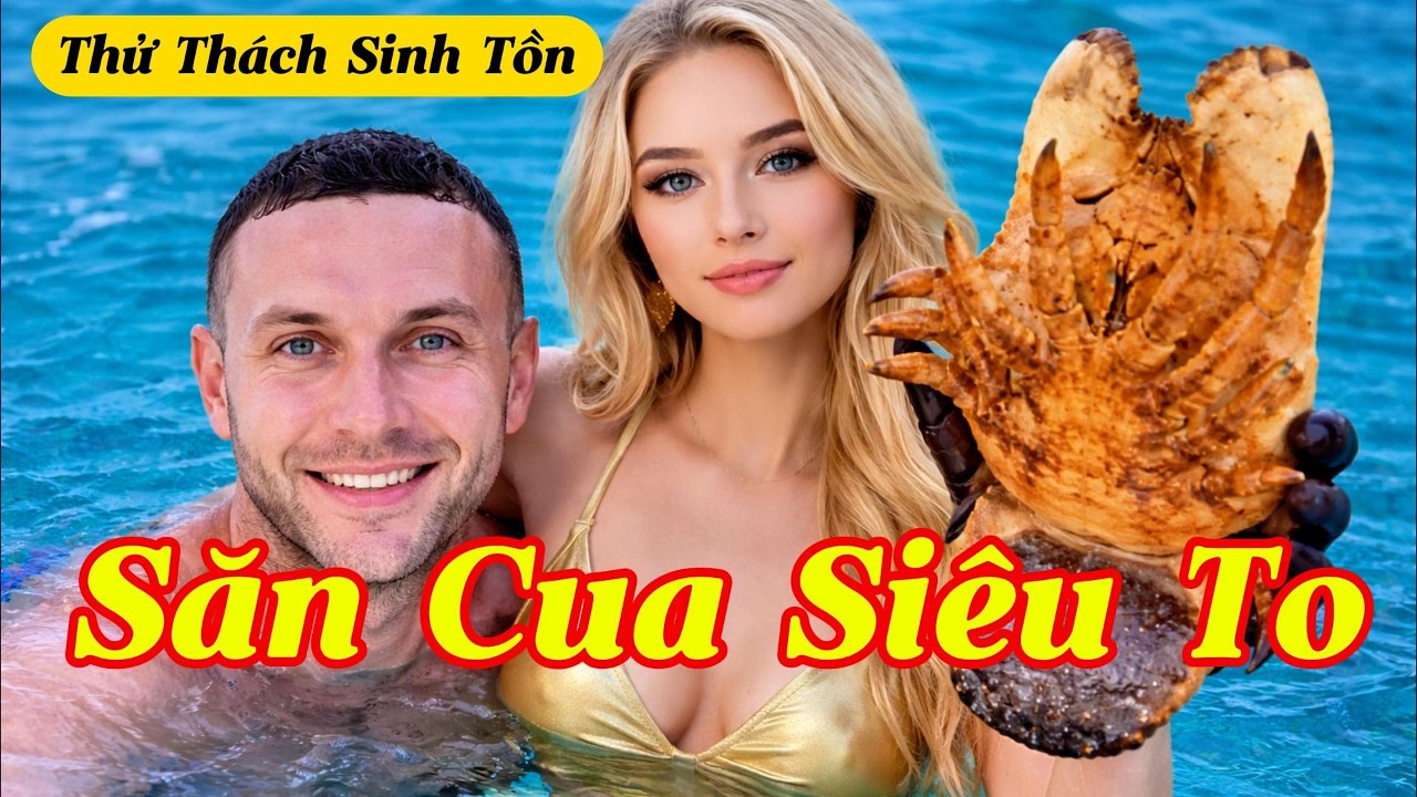 Thử Thách Sinh Tồn: Săn Cua Siêu To #thuthachsinhton  #CuaSieuTo #sinhtonhoangda #sinhton