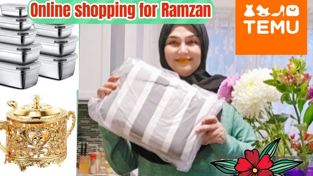 Online shopping for Ramadan | Temu and Amazon shopping 