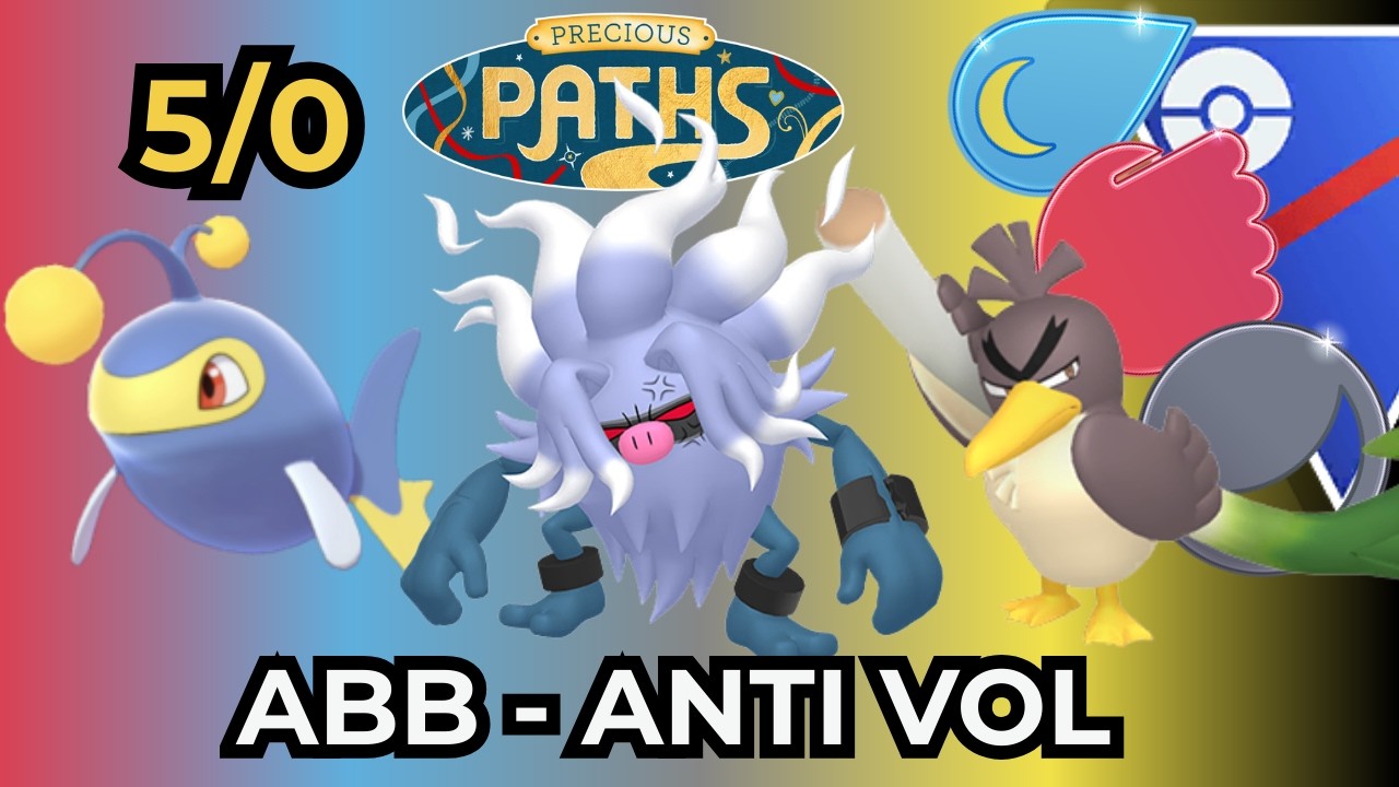5-0 en Coupe Rouleau 🔥 | Team ABB Anti-Méta – Pokémon GO S25 PvP FR
