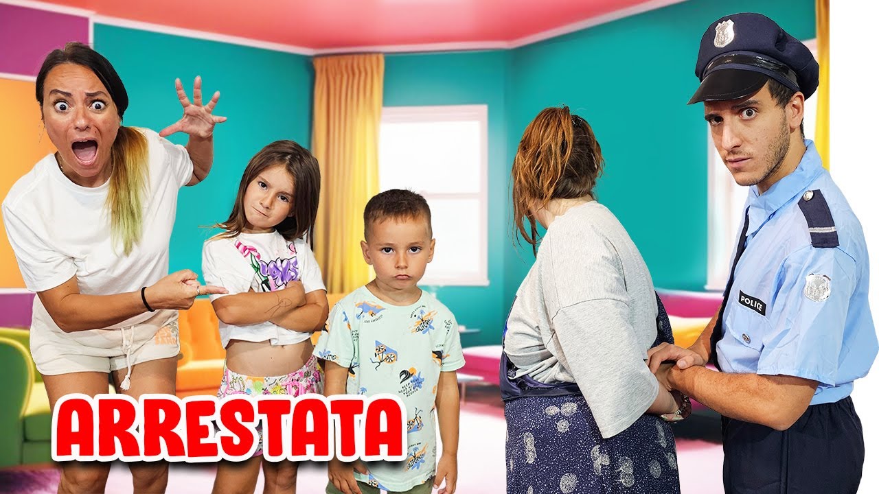 MAMMA TY E LA POLIZIA ARRESTANO LA SIGNORA CATTIVA CHE DICE DI ESSERE LA VERA MAMMA DI MARTINA MISSY