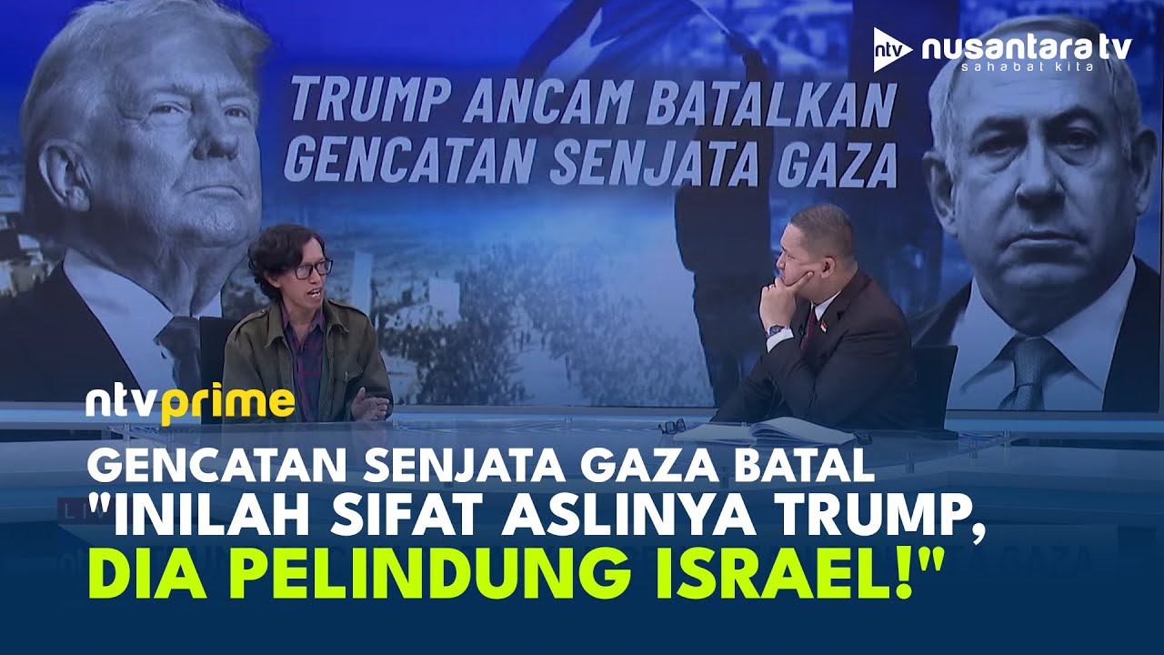 [FULL] Trump Batalkan Gencatan Senjata Gaza? Jurnalis: Inilah Sifat Aslinya Trump, Pelindung Israel!