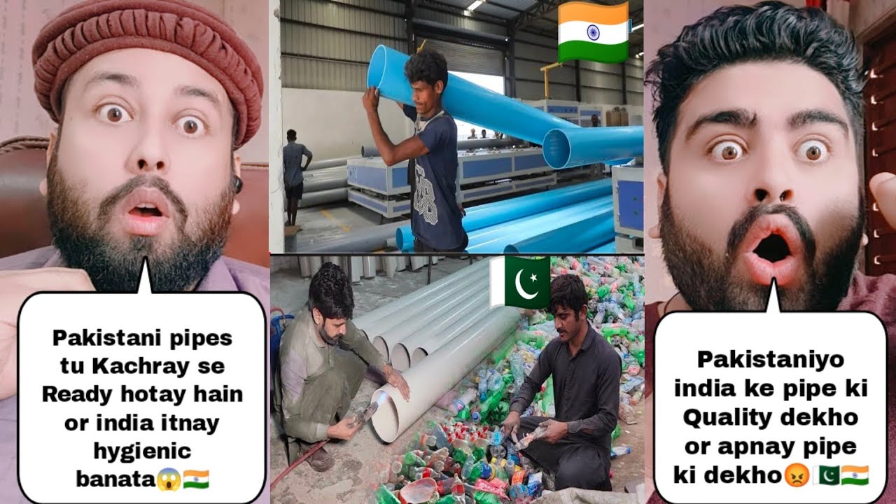 India Plastic PVC Pipes Making VS Pakistan Plastic PVC Pipes Making