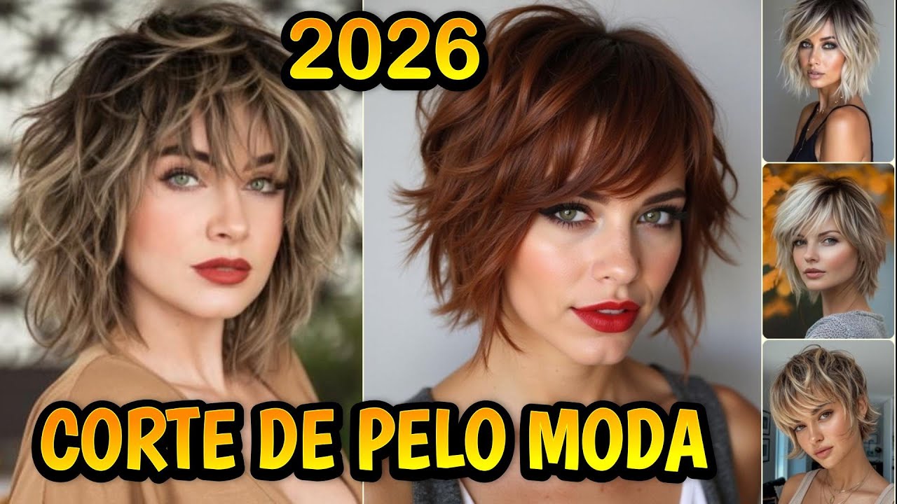 TENDENCIA FEMENINA 2026| Modernos CORTES de CABELLO para MUJERES  que  REJUVENECEN💇‍♀️