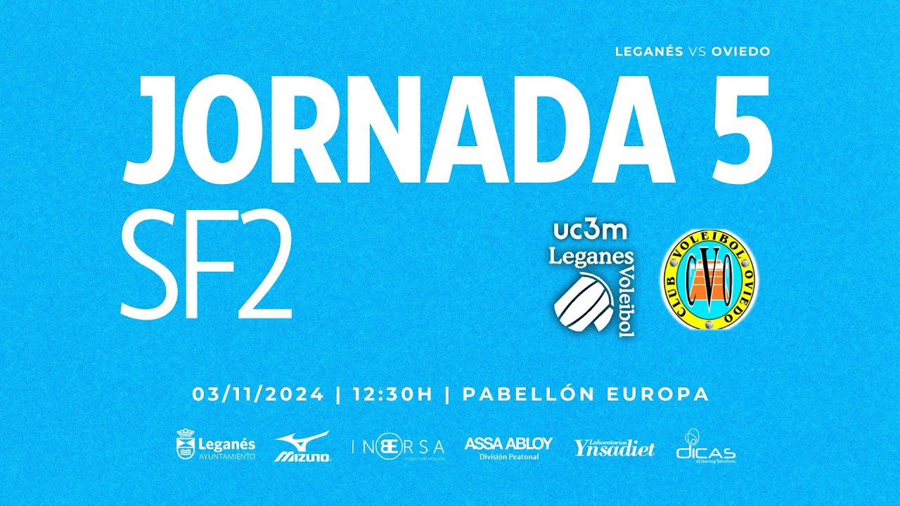 SUPERLIGA 2 FEMENINO| Jornada 5 - CV Leganés vs CV Oviedo