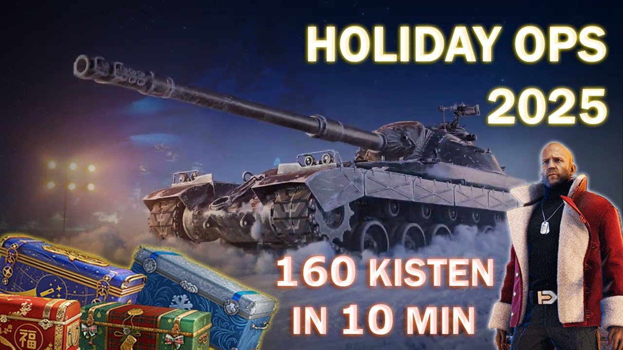 World of Tanks | 160x Weihnachtslootboxen | Holiday Ops 2025