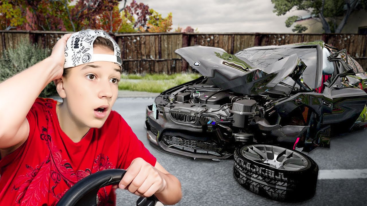 ШАШКИ и ДРИФТ на БАТИНОЙ BMW E60 ЗАКОНЧИЛИСЬ АВАРИЕЙ...! I BeamNg.drive