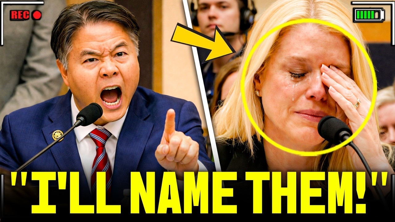 JUST IN — HEARING CLASH: Ted Lieu Grills Pam Bondi During Heated Hearing Over Epstein Files