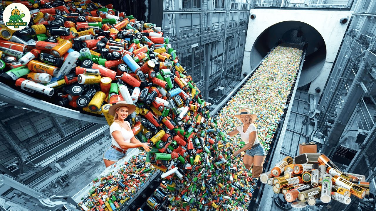 Super Giant Battery Recycling: Transform Old Battery into New Power in a Mind-Blowing Way