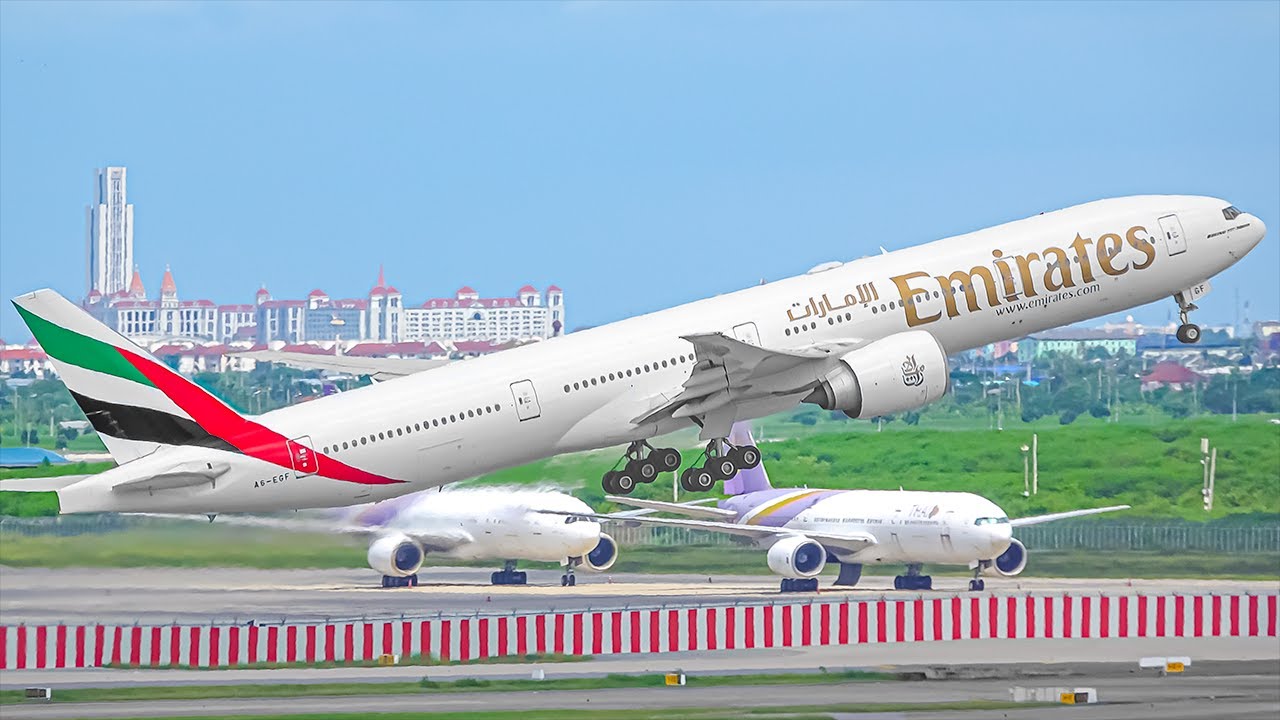 60 MINS of Plane Watching at Bangkok Suvarnabhumi Airport 🇹🇭