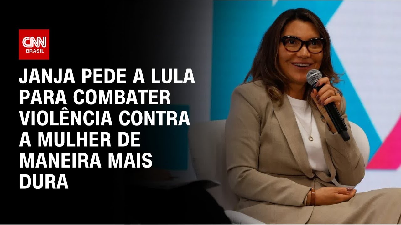 Lula: Janja pediu combate mais duro &agrave; viol&ecirc;ncia contra mulher | CNN ARENA