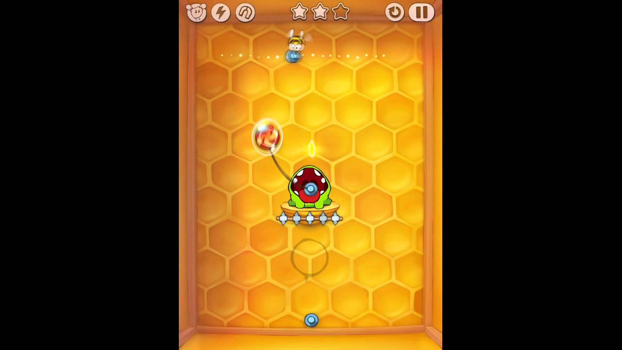 Cut The Rope Level 10: Buzz Box 3 Stars Full Walkthrough