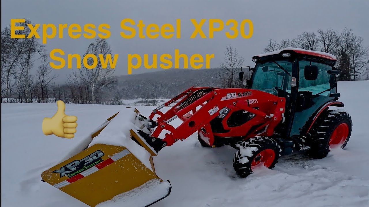 WHY is a snow pusher is the BEST way to clear a driveway?  Find out here !!!