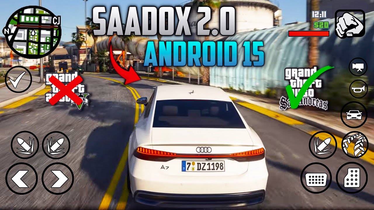 GTA 5 Saadox 2.0 Graphics for Gta San Android | Support all Devices