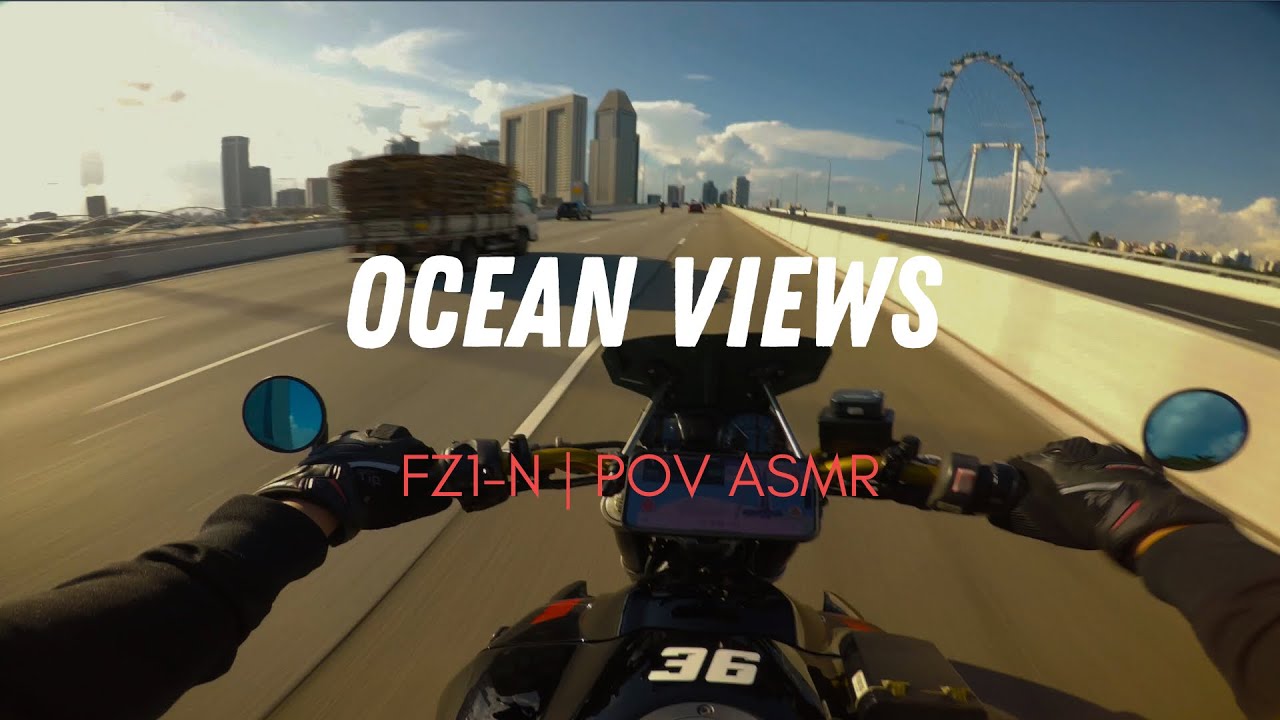 Ocean Views | YAMAHA FZ1-N | REMUS EXHAUST Pure Sound | ASMR | POV
