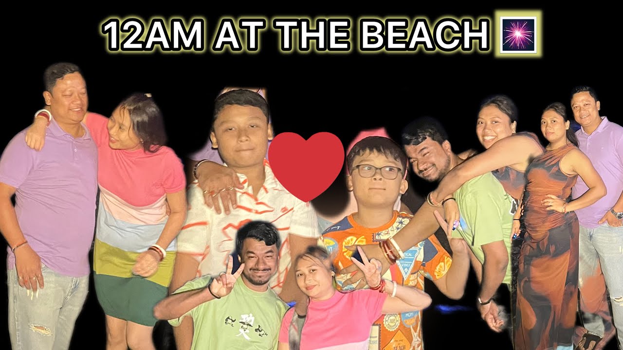 Goa New Year Night 🎆 Beach Countdown, Fireworks & Midnight Celebration | Part 2