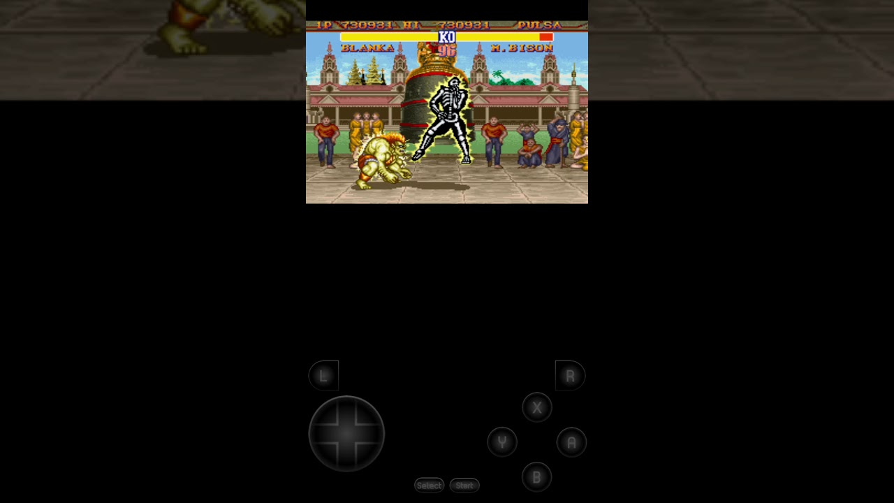 Súper nintendo M.r bison vs blanka (Como derrotar a mr.bison fácilmente)