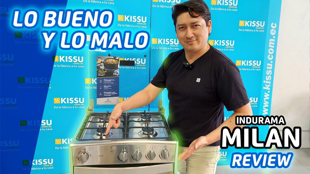 🔥 COCINA INDURAMA MILAN ⚫ ¿QUÉ CARACTERÍSTICAS TIENE? / KISSU ECUADOR