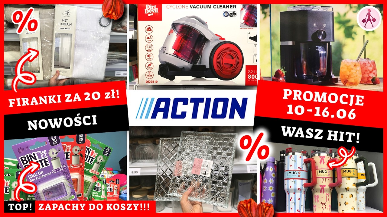 ACTION DEALS 06/10-06/16! 😍 Curtains for 20 PLN! 😱😱😱 Basket scents! ❤️