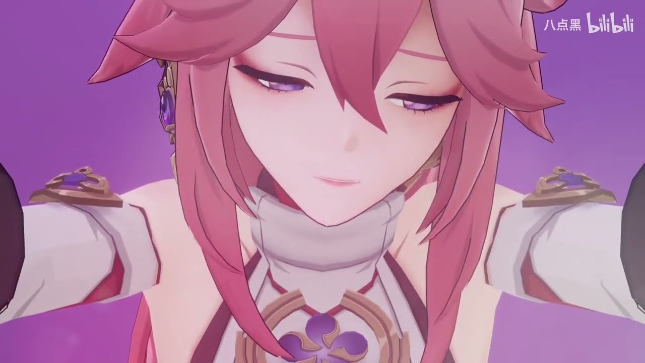 Kiss yae miko - genshin impact [First Person /MMD]