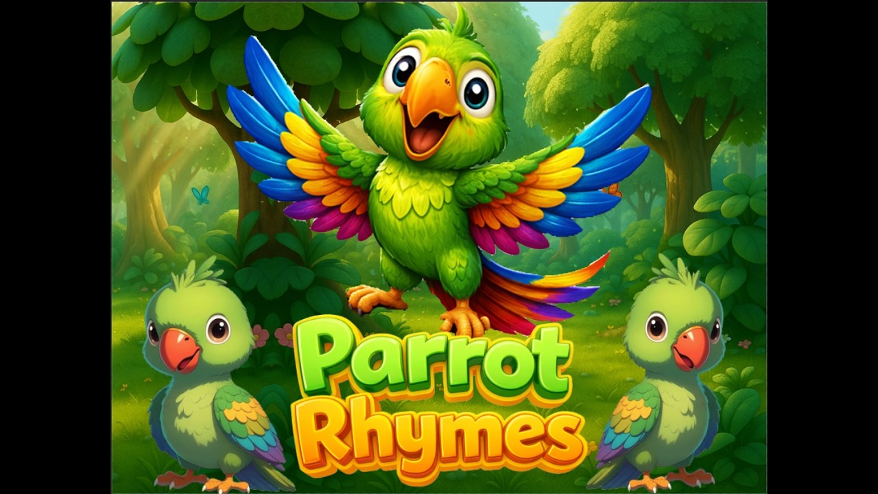 Parrot Song 🦜 | English Nursery Rhymes for Kids